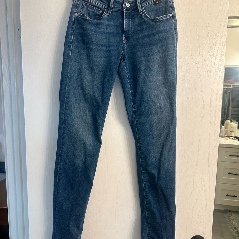 Mavi Dark Blue Women's Slim Boyfriend Jeans